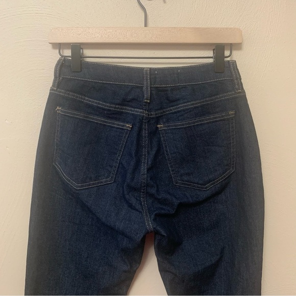 Pilcro Anthropologie Split Front Bootcut Jeans Dark Wash Size 26 - Picture 10 of 13